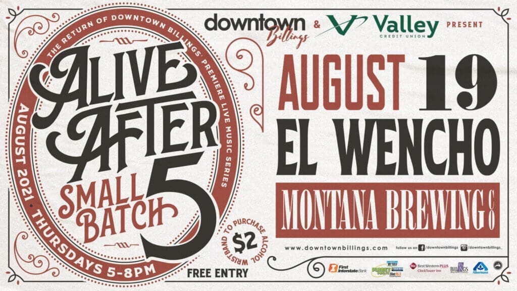 Graphic for Alive After 5 - August 19