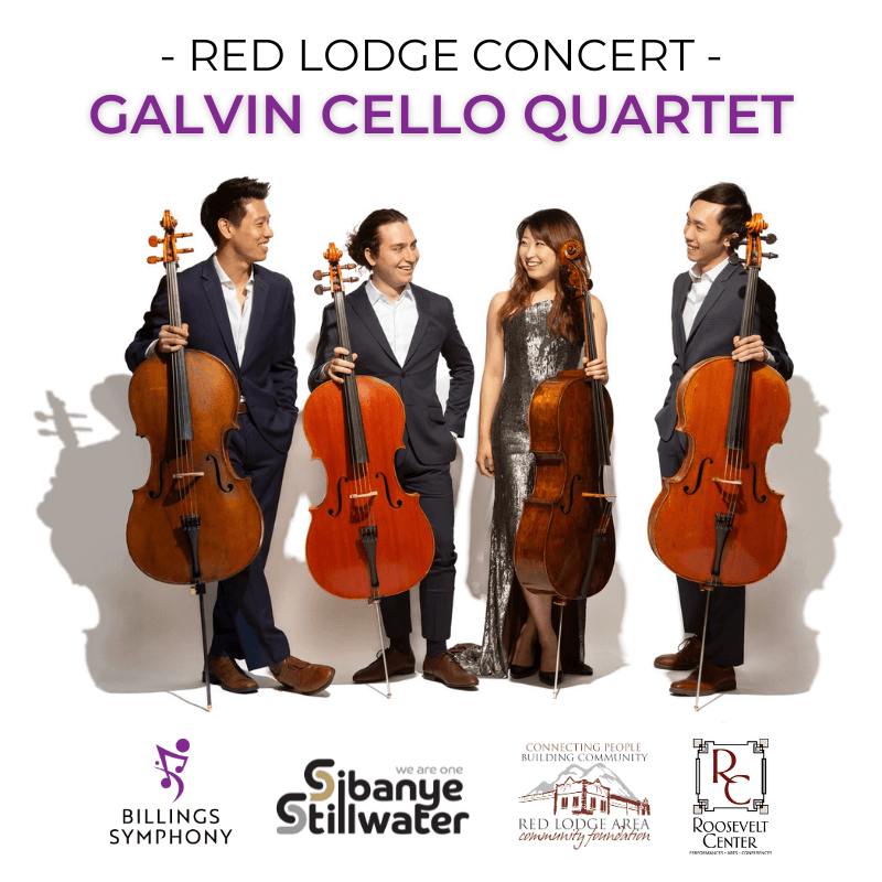 GALVIN CELLO QUARTET: RED LODGE CONCERT